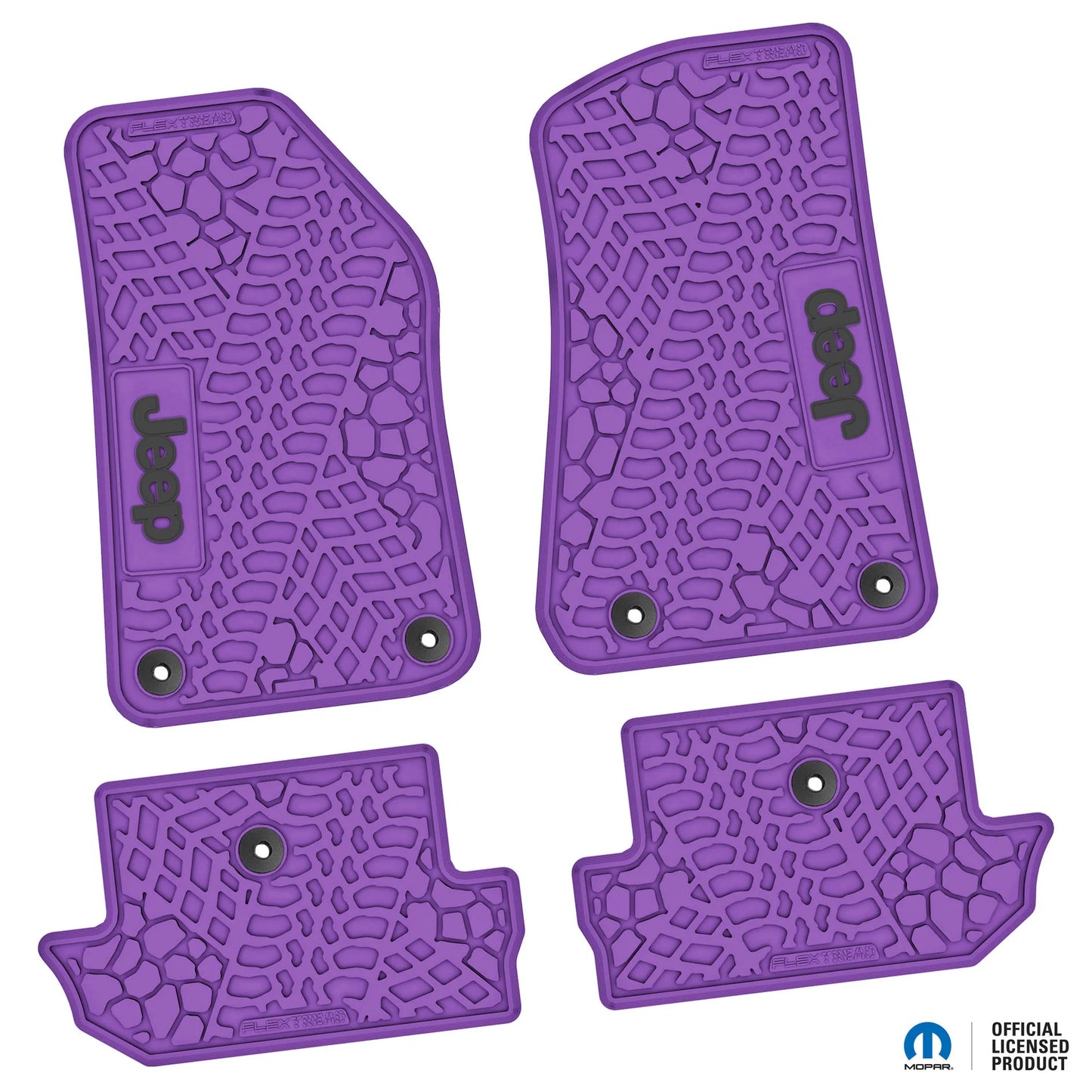 18-25 Jeep Wrangler JL 2Dr Floor Mats (4pc) w/ Jeep Logo