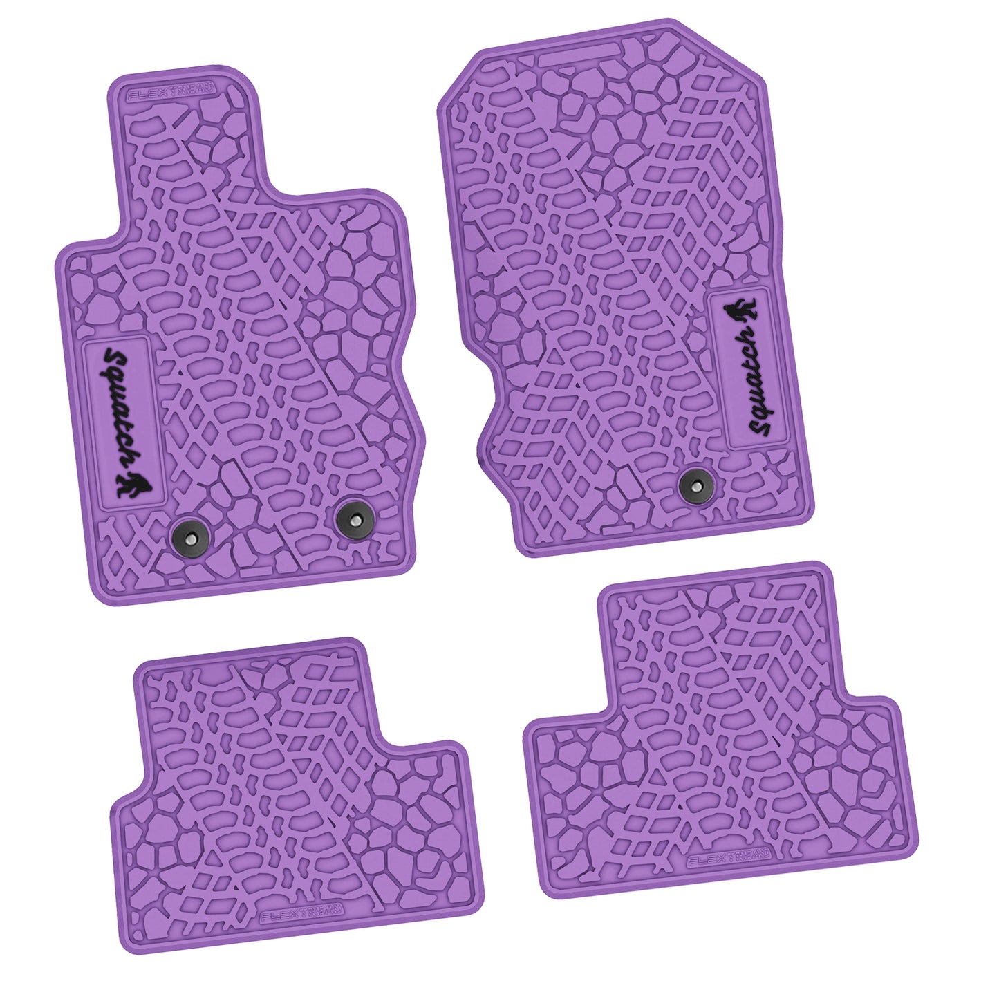 2021–2025 Ford Bronco 2-Door Floor Mats (4-Piece) – Squatch Logo