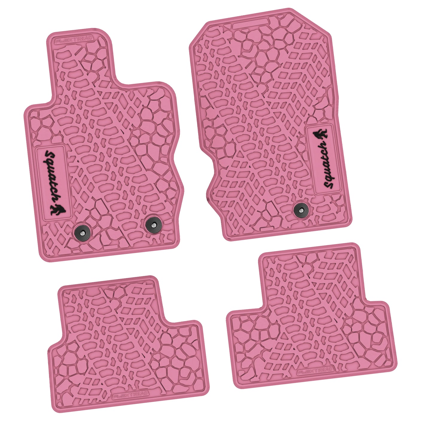 2021–2025 Ford Bronco 2-Door Floor Mats (4-Piece) – Squatch Logo