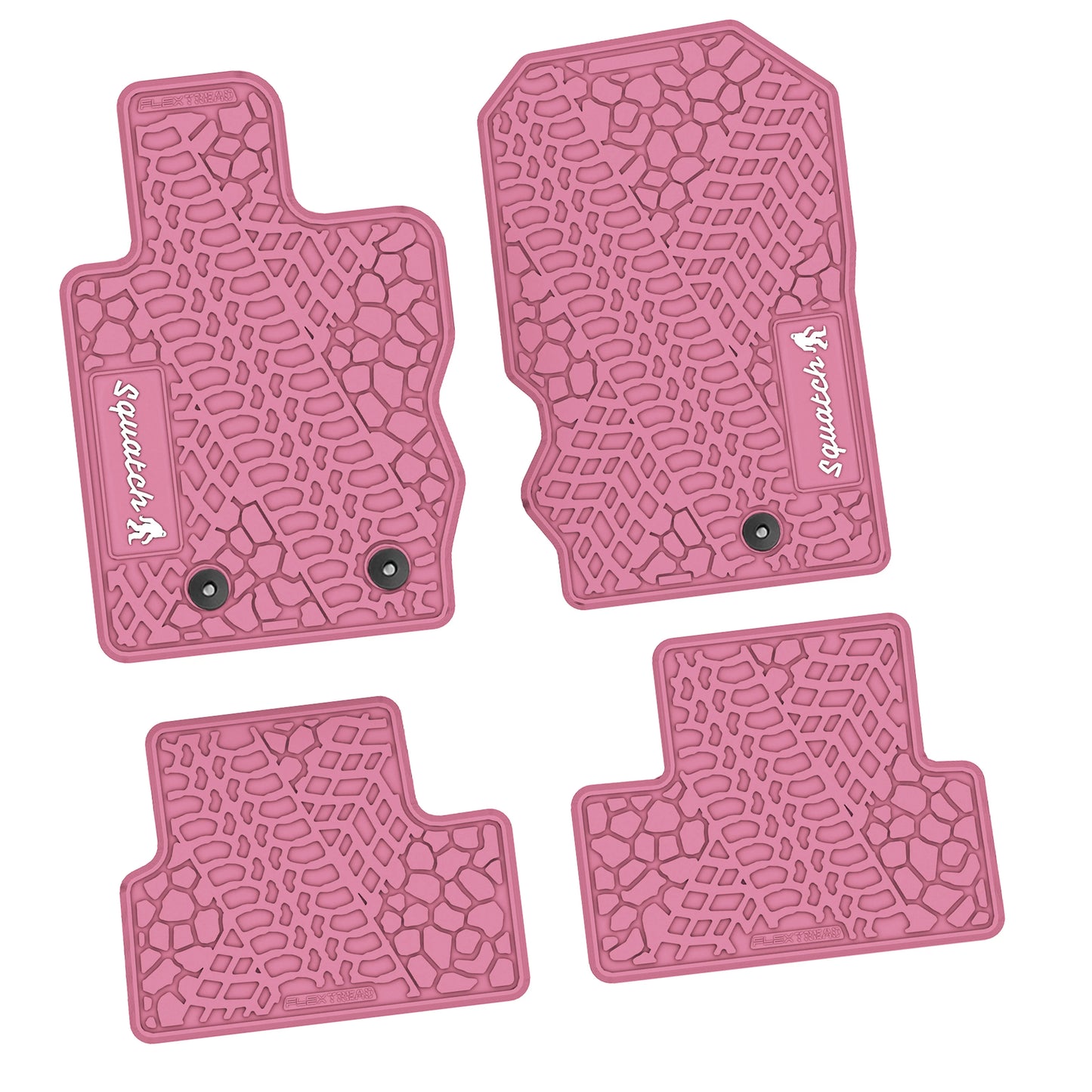2021–2025 Ford Bronco 2-Door Floor Mats (4-Piece) – Squatch Logo