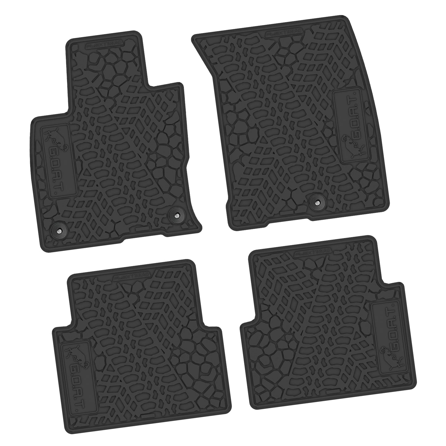 21-25 Ford Bronco Sport Floor Mats (4pc) w/ GOAT Logo