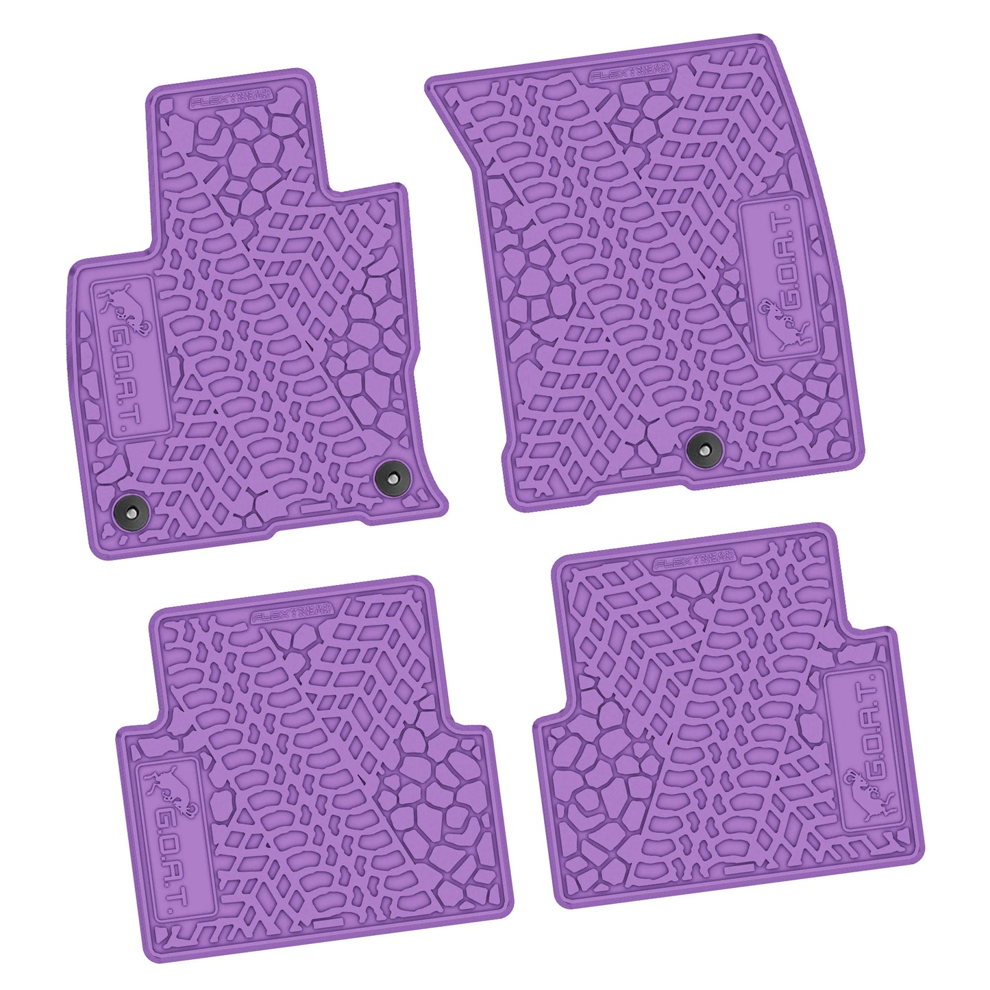 21-25 Ford Bronco Sport Floor Mats (4pc) w/ GOAT Logo