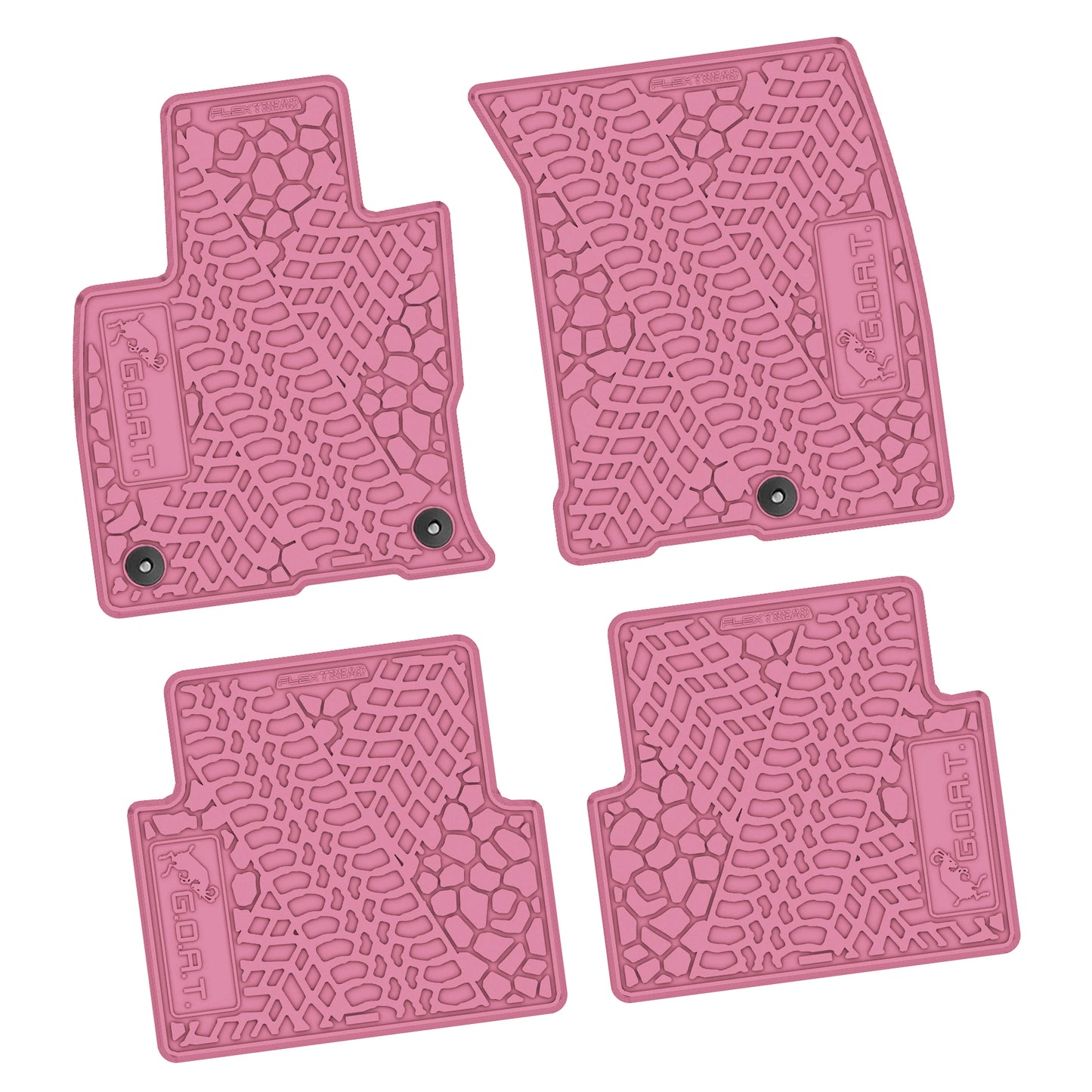 21-25 Ford Bronco Sport Floor Mats (4pc) w/ GOAT Logo