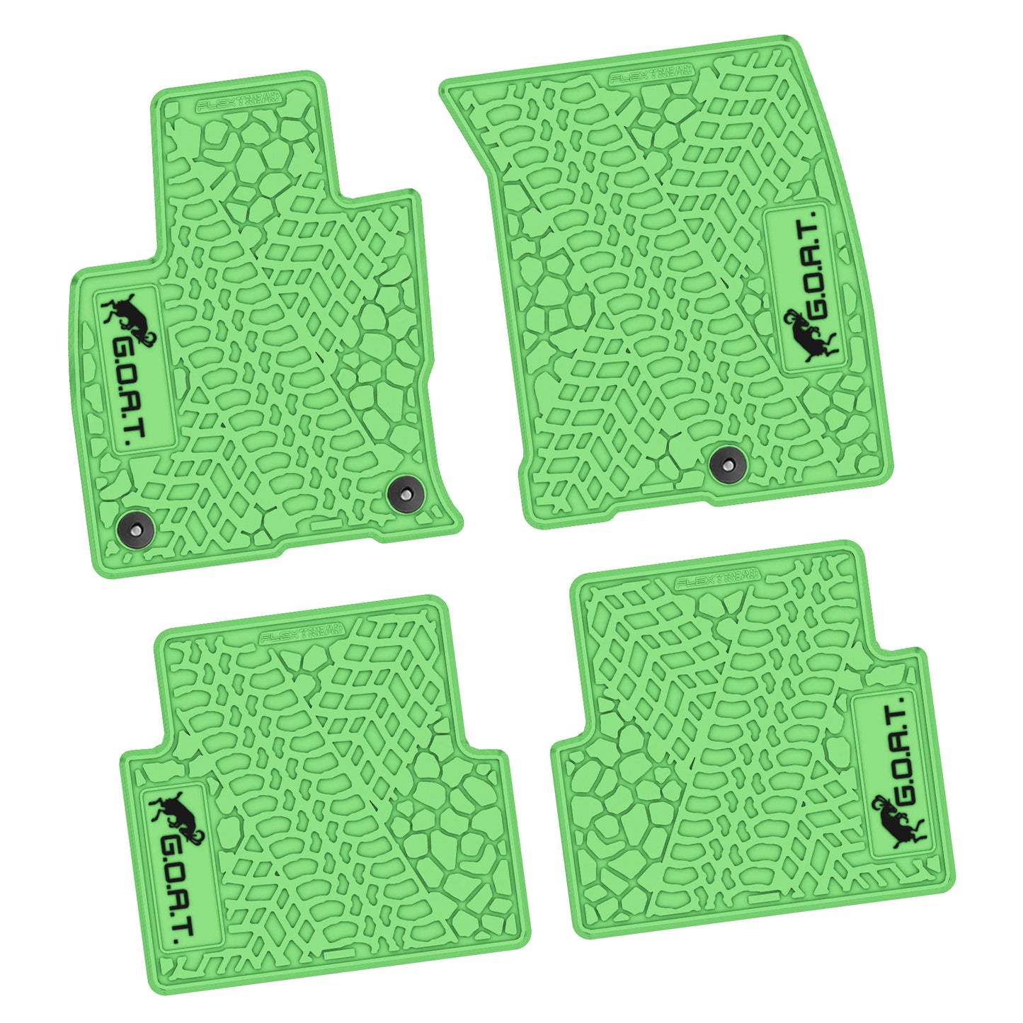 21-25 Ford Bronco Sport Floor Mats (4pc) w/ GOAT Logo