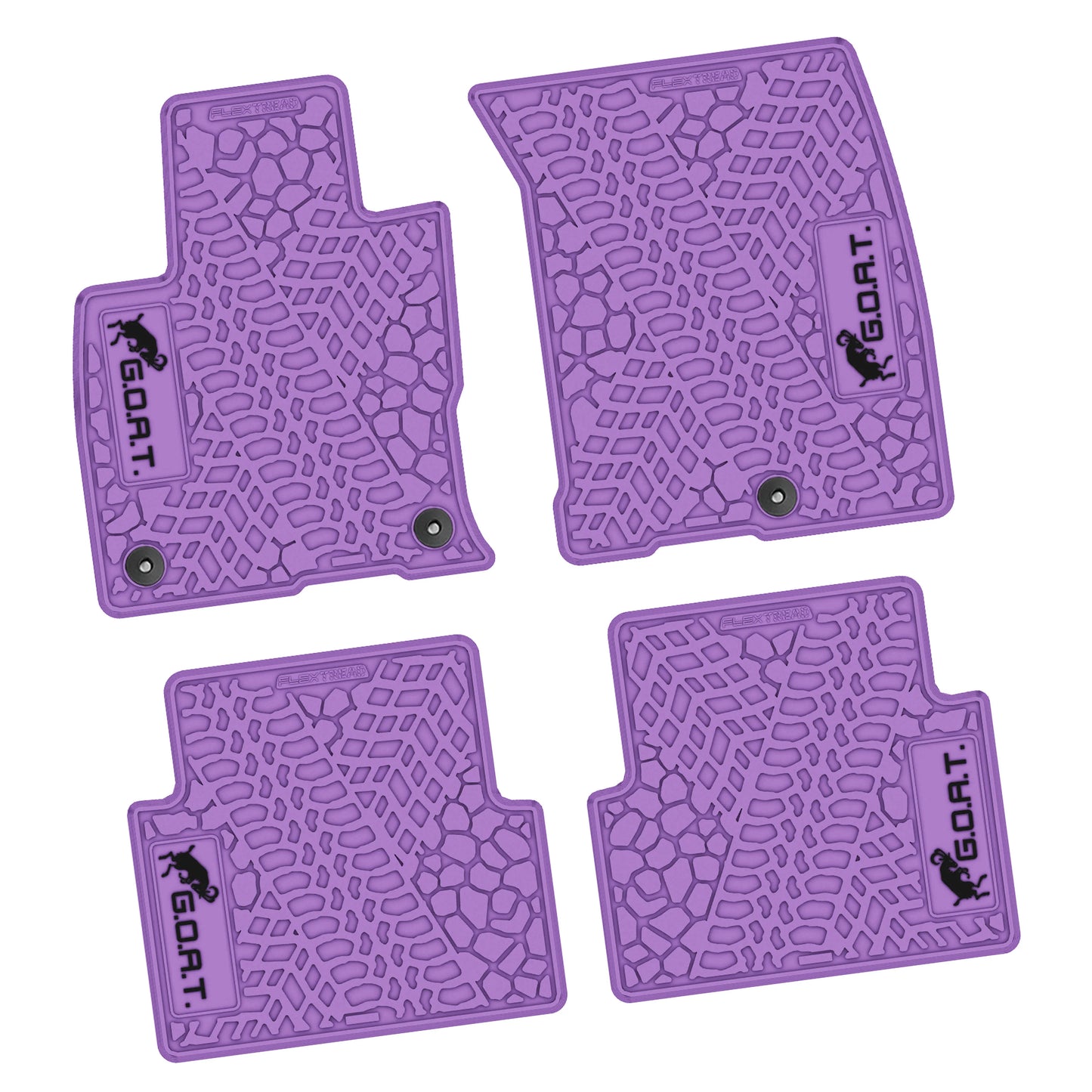 21-25 Ford Bronco Sport Floor Mats (4pc) w/ GOAT Logo