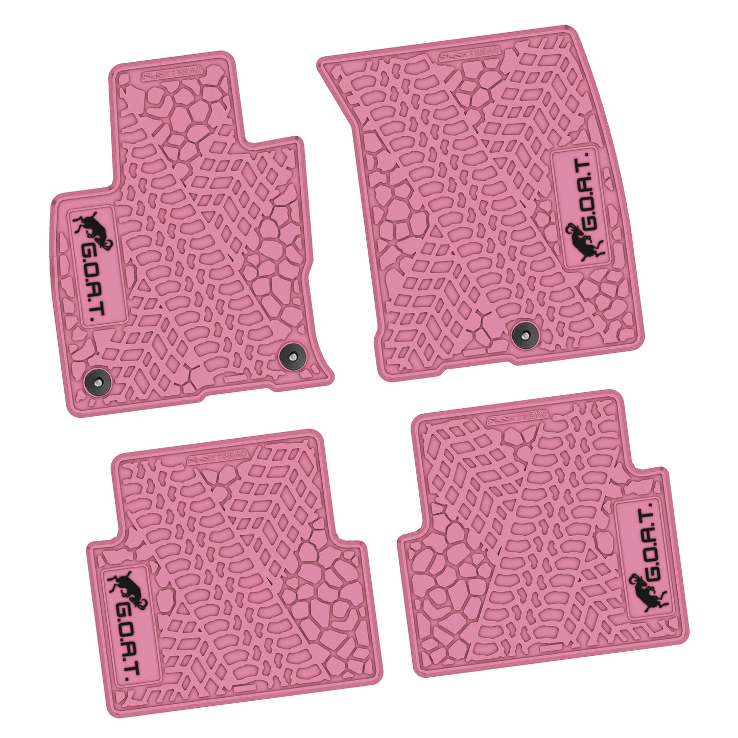 21-25 Ford Bronco Sport Floor Mats (4pc) w/ GOAT Logo