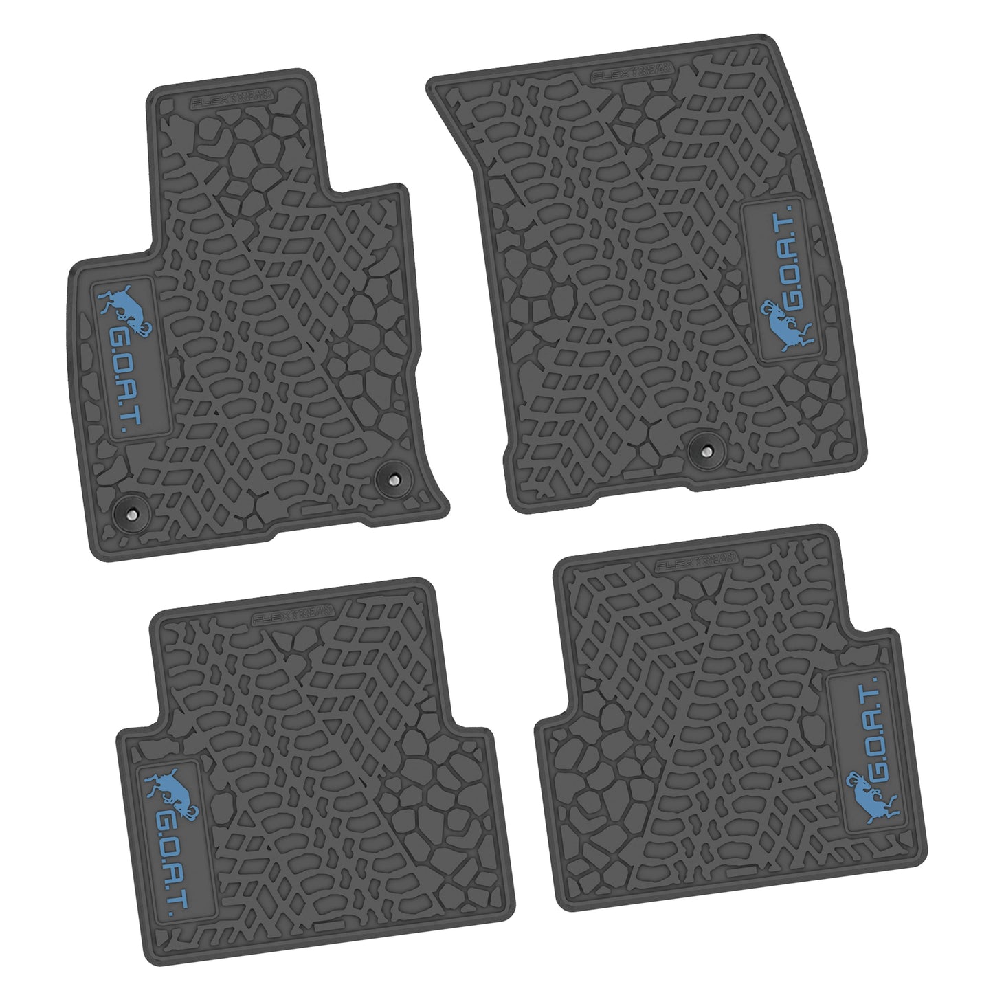 21-25 Ford Bronco Sport Floor Mats (4pc) w/ GOAT Logo