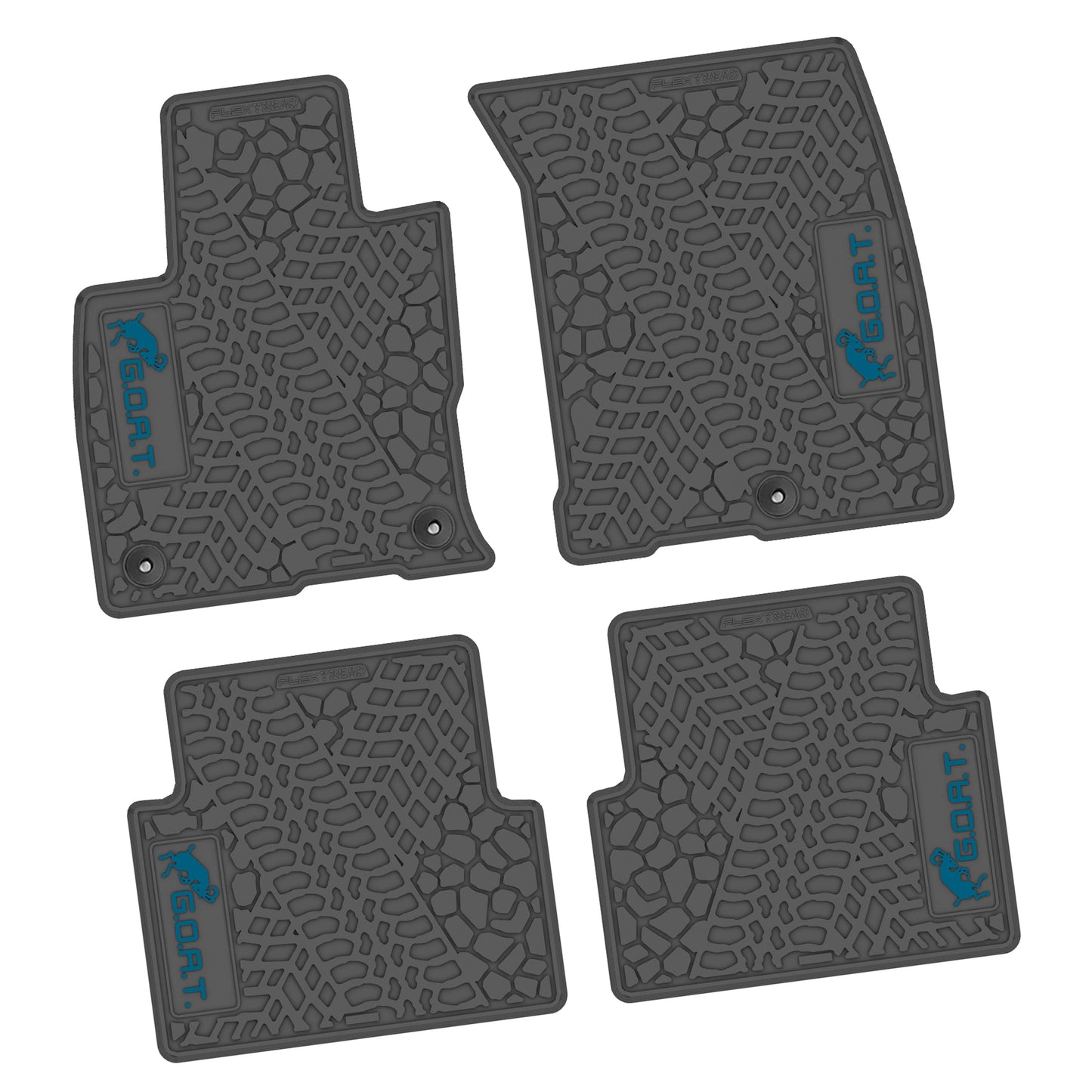 21-25 Ford Bronco Sport Floor Mats (4pc) w/ GOAT Logo