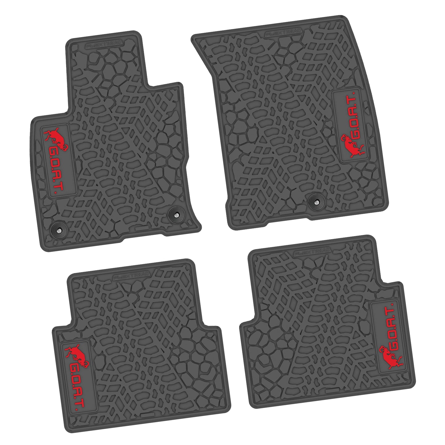 21-25 Ford Bronco Sport Floor Mats (4pc) w/ GOAT Logo