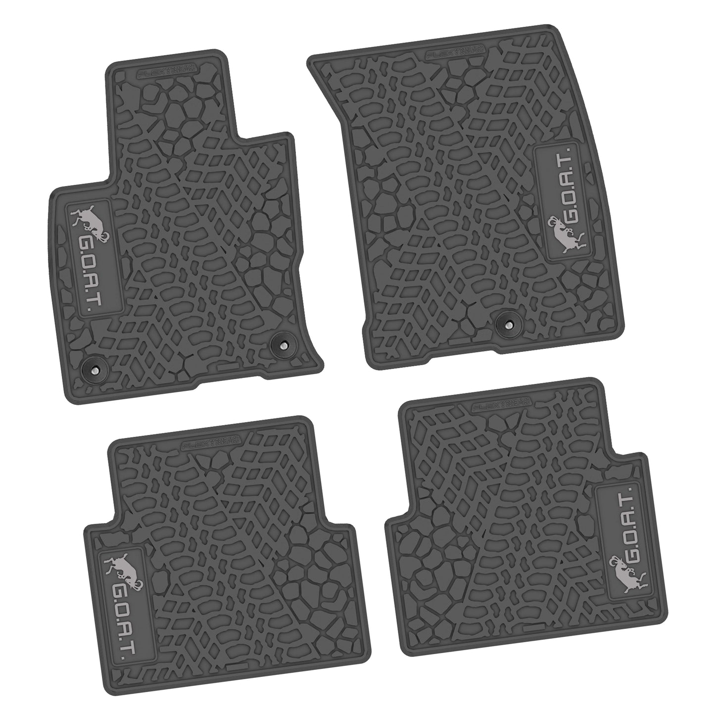 21-25 Ford Bronco Sport Floor Mats (4pc) w/ GOAT Logo