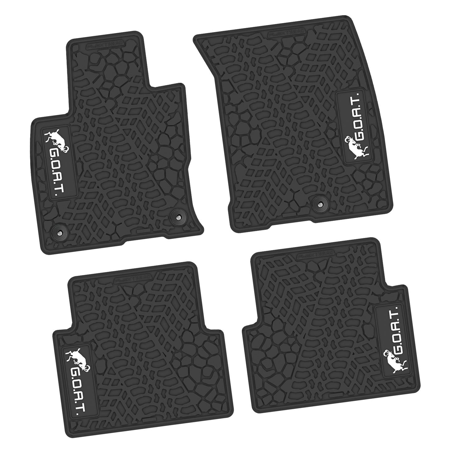 21-25 Ford Bronco Sport Floor Mats (4pc) w/ GOAT Logo