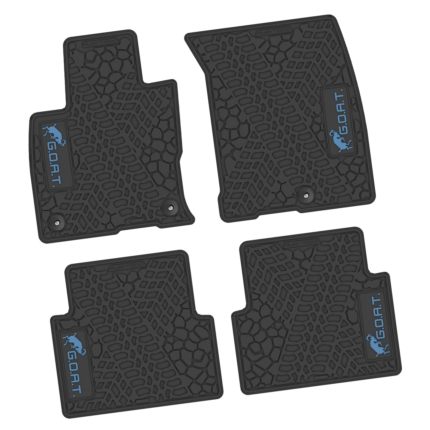 21-25 Ford Bronco Sport Floor Mats (4pc) w/ GOAT Logo