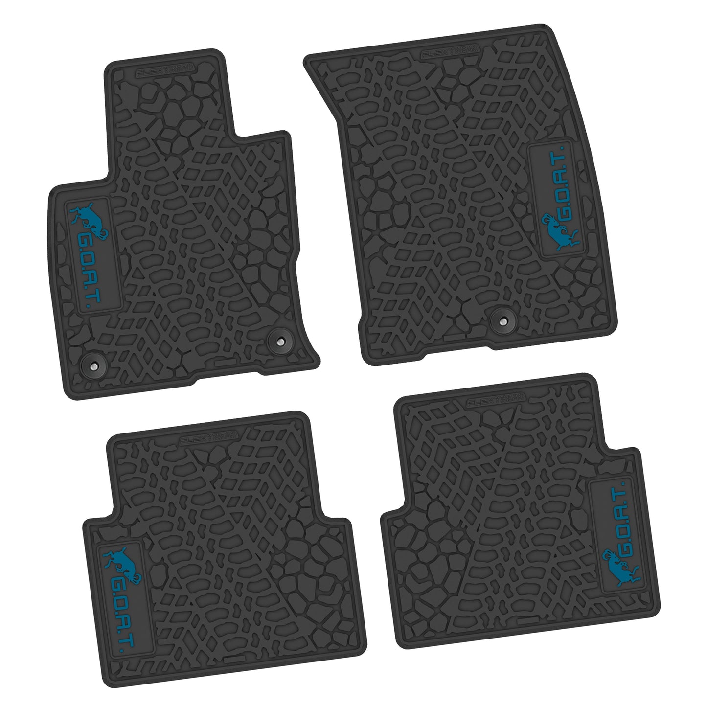 21-25 Ford Bronco Sport Floor Mats (4pc) w/ GOAT Logo