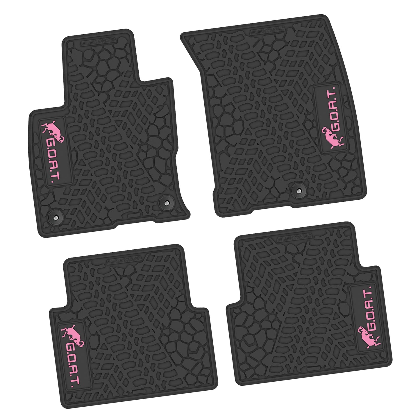 21-25 Ford Bronco Sport Floor Mats (4pc) w/ GOAT Logo