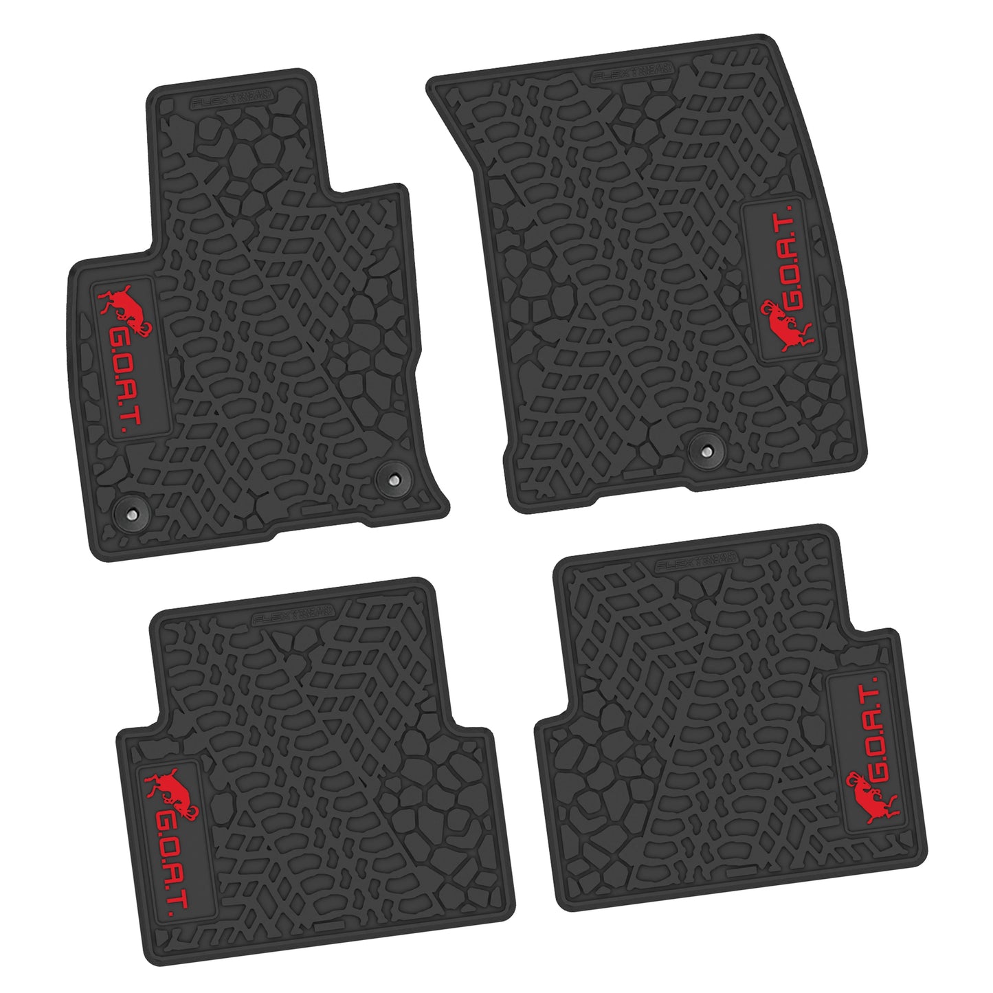 21-25 Ford Bronco Sport Floor Mats (4pc) w/ GOAT Logo