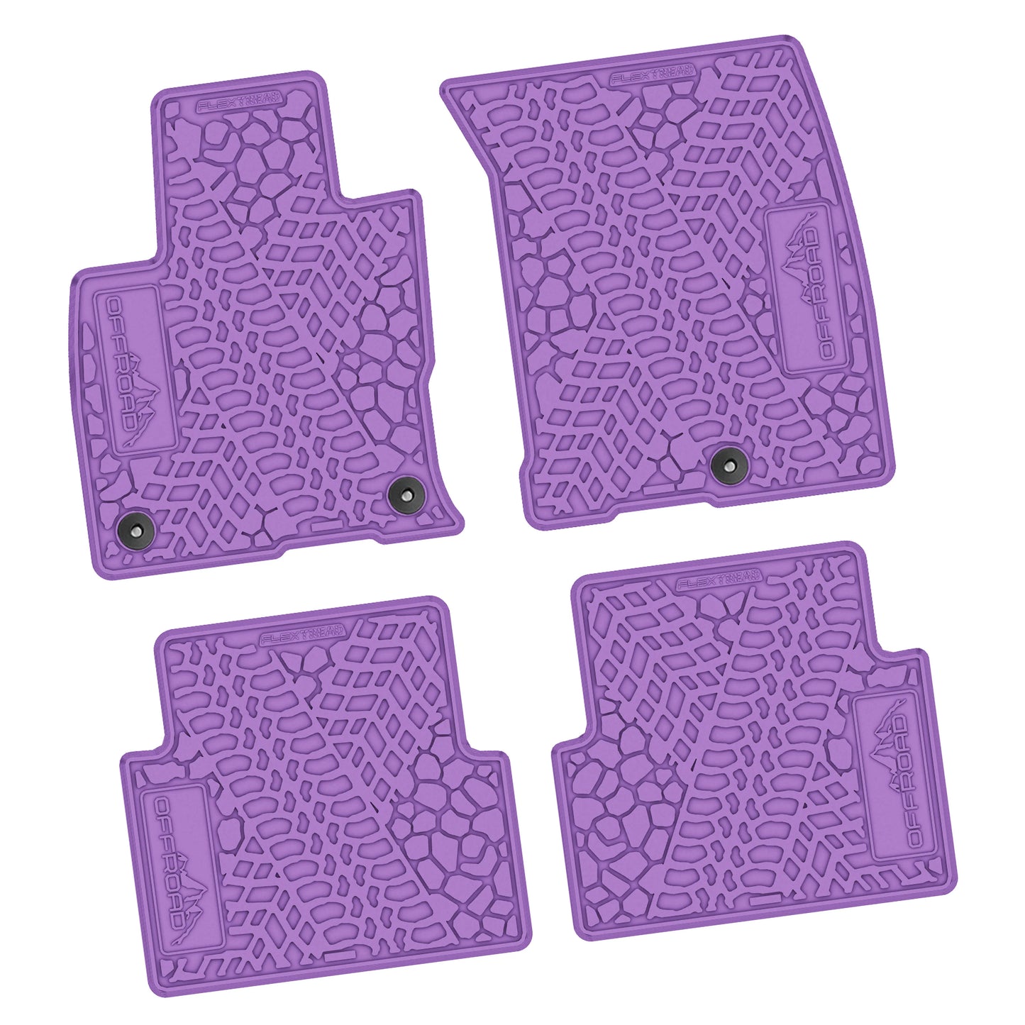 21-25 Ford Bronco Sport Floor Mats (4pc) w/ Offroad Logo