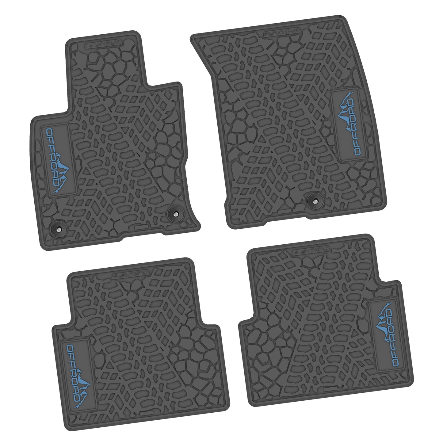 21-25 Ford Bronco Sport Floor Mats (4pc) w/ Offroad Logo