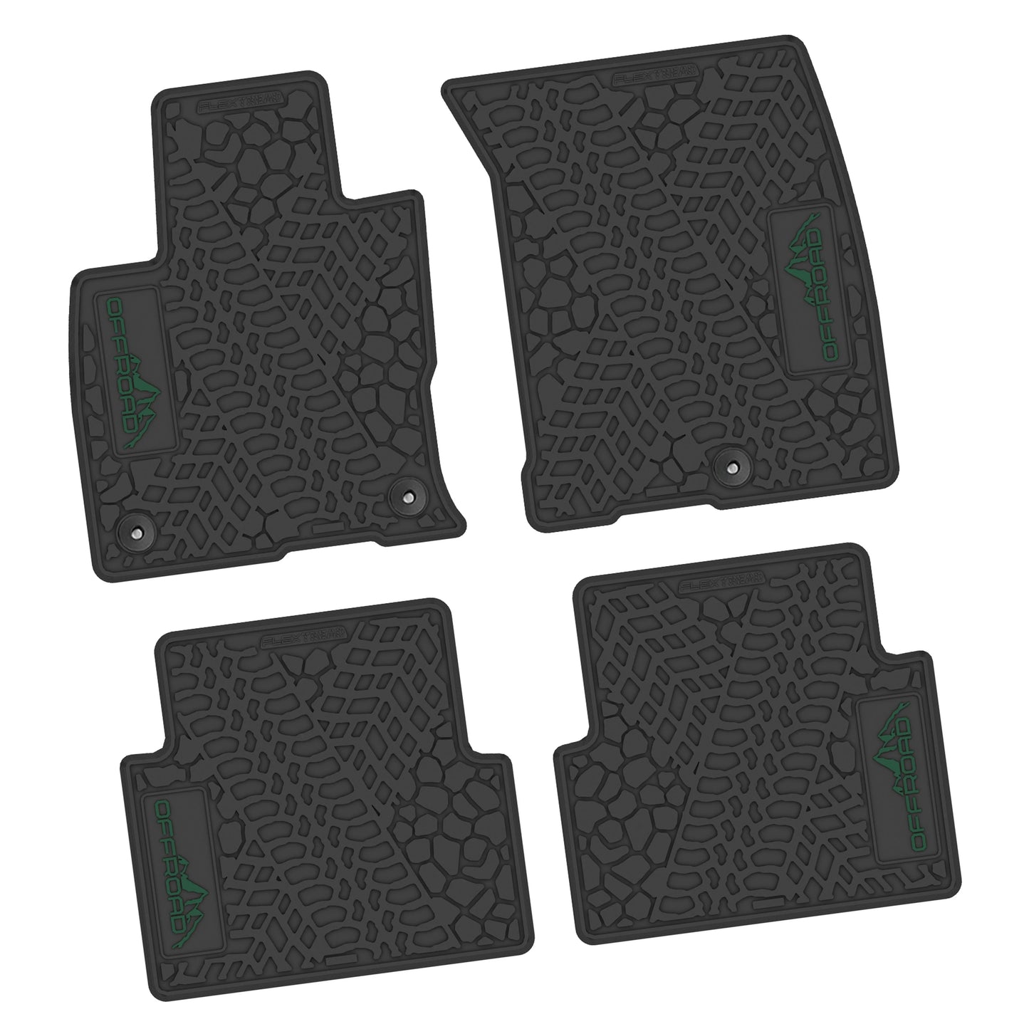21-25 Ford Bronco Sport Floor Mats (4pc) w/ Offroad Logo