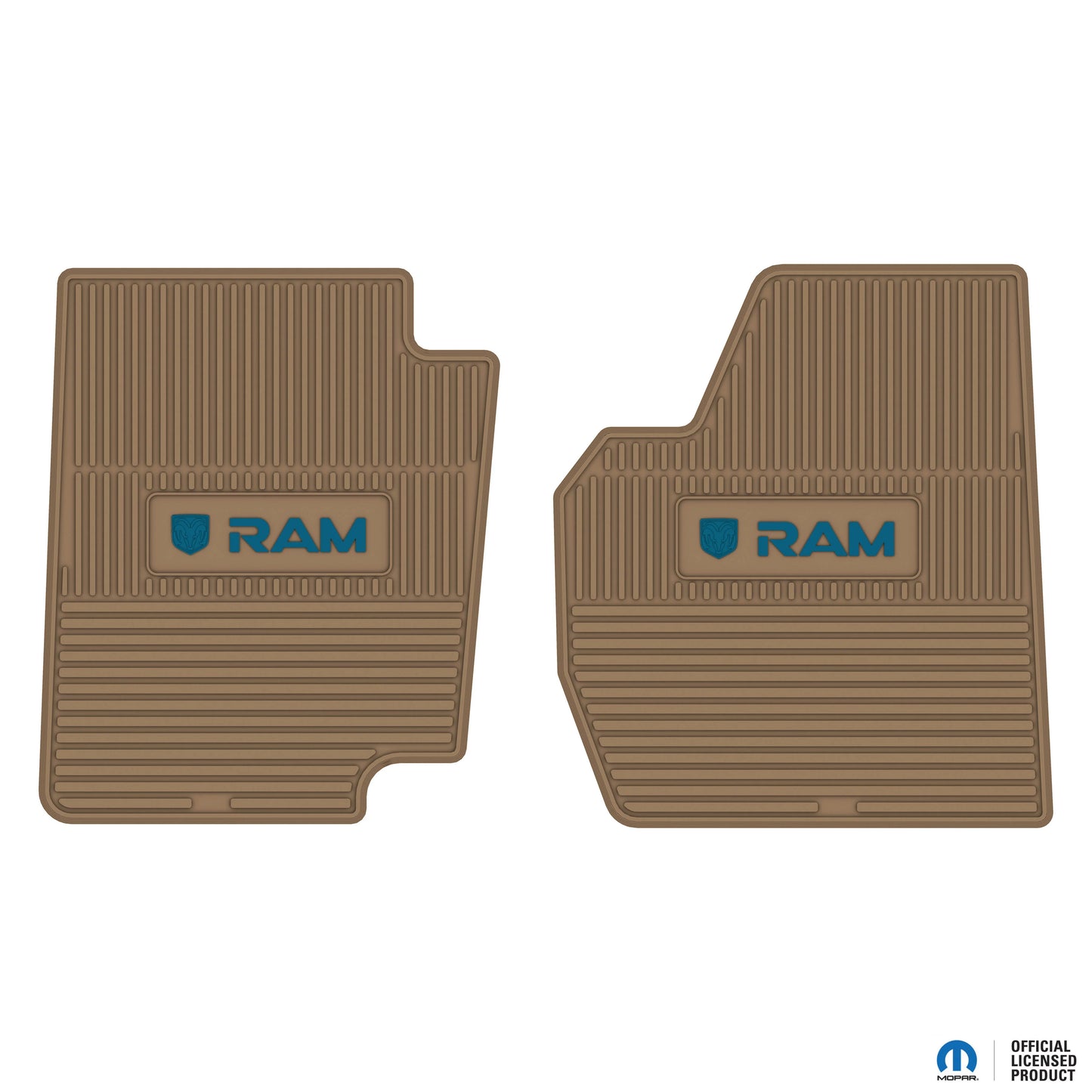 94-01 RAM 1500 & 94-02 RAM 2500/3500 Regular Cab Floor Mats (2pc) w/ RAM Logo