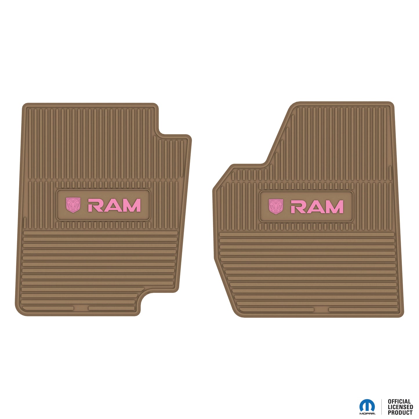 94-01 RAM 1500 & 94-02 RAM 2500/3500 Regular Cab Floor Mats (2pc) w/ RAM Logo