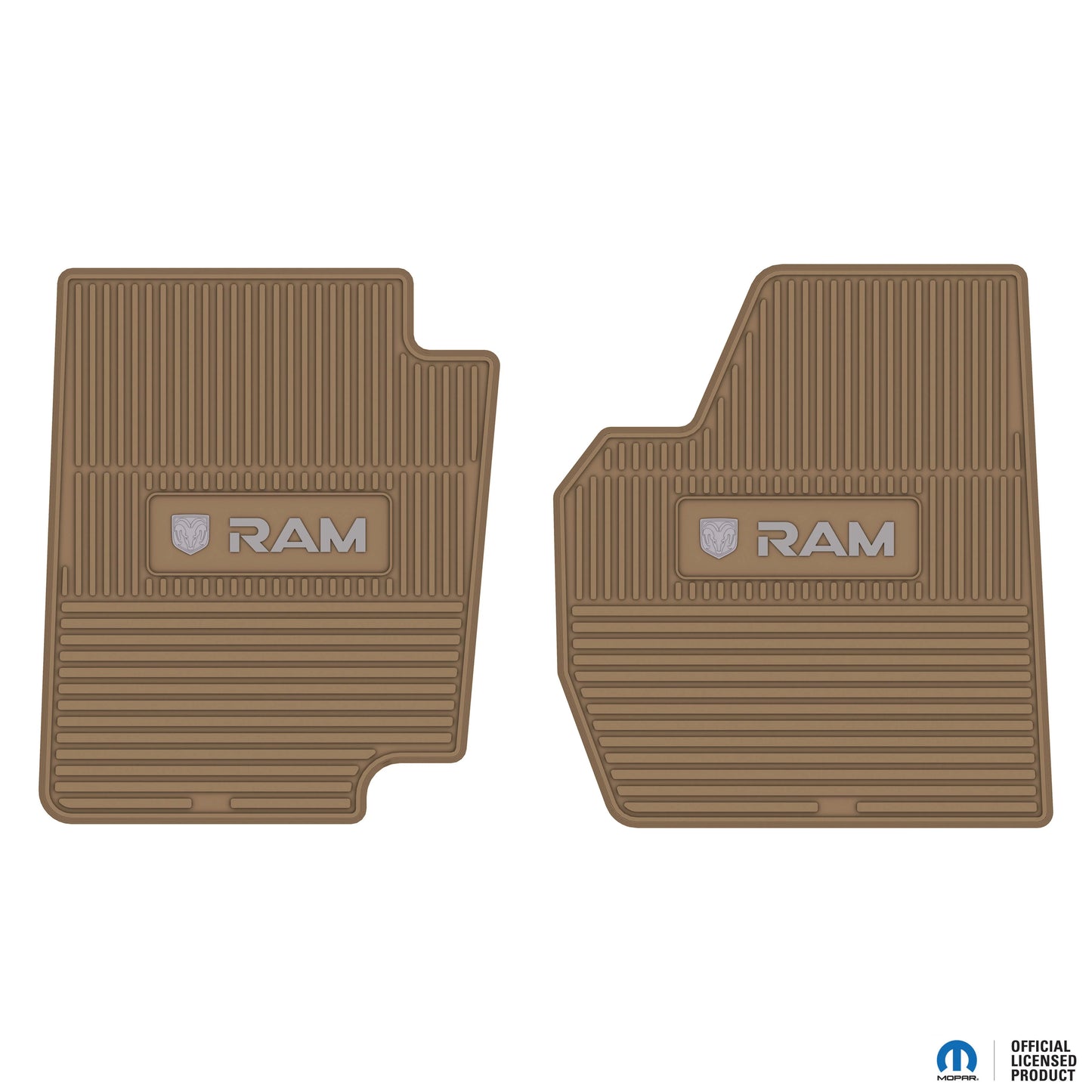 94-01 RAM 1500 & 94-02 RAM 2500/3500 Regular Cab Floor Mats (2pc) w/ RAM Logo