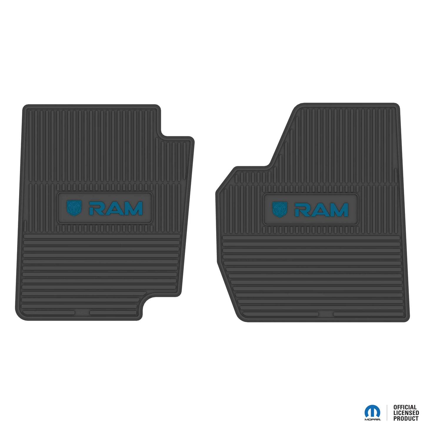 94-01 RAM 1500 & 94-02 RAM 2500/3500 Regular Cab Floor Mats (2pc) w/ RAM Logo