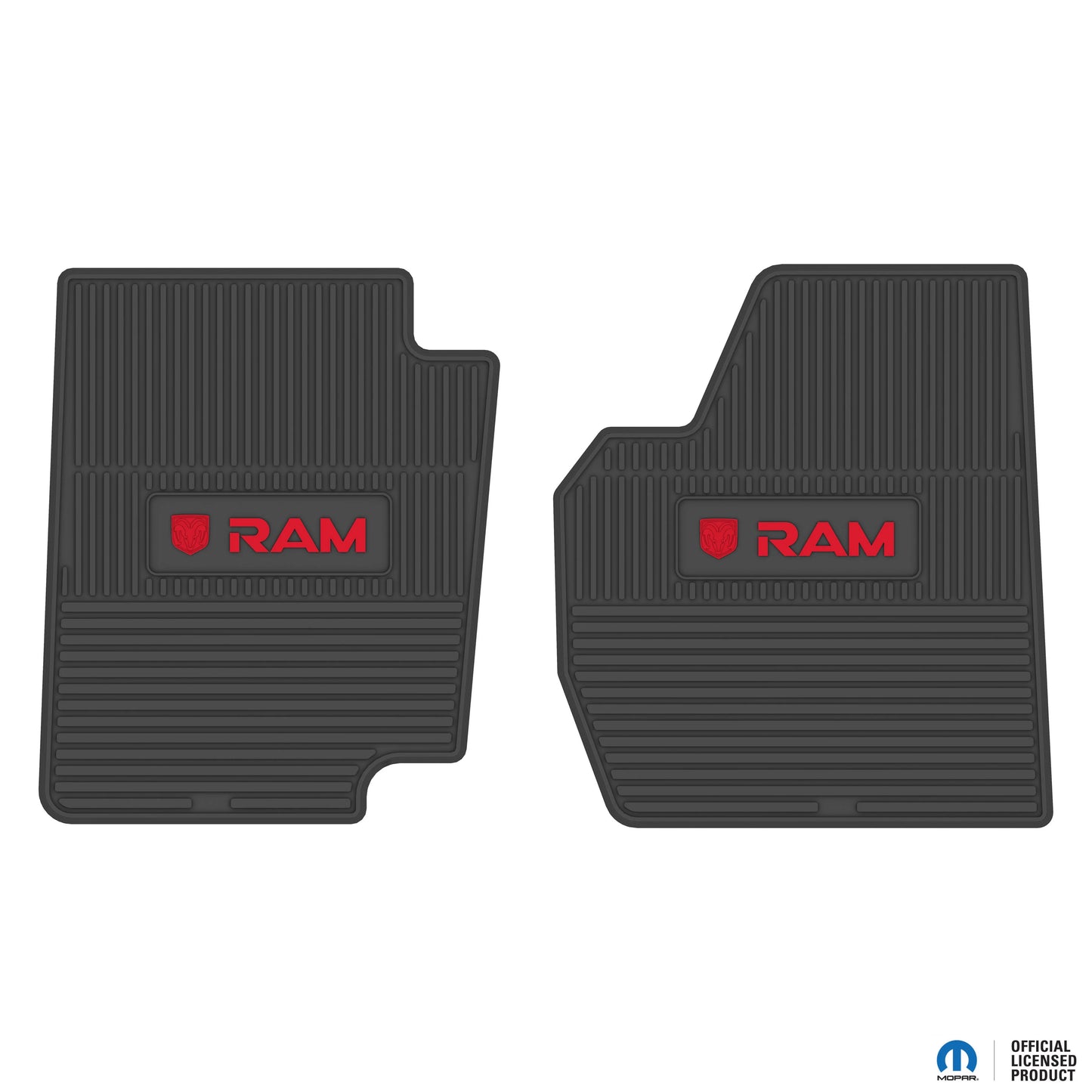94-01 RAM 1500 & 94-02 RAM 2500/3500 Regular Cab Floor Mats (2pc) w/ RAM Logo