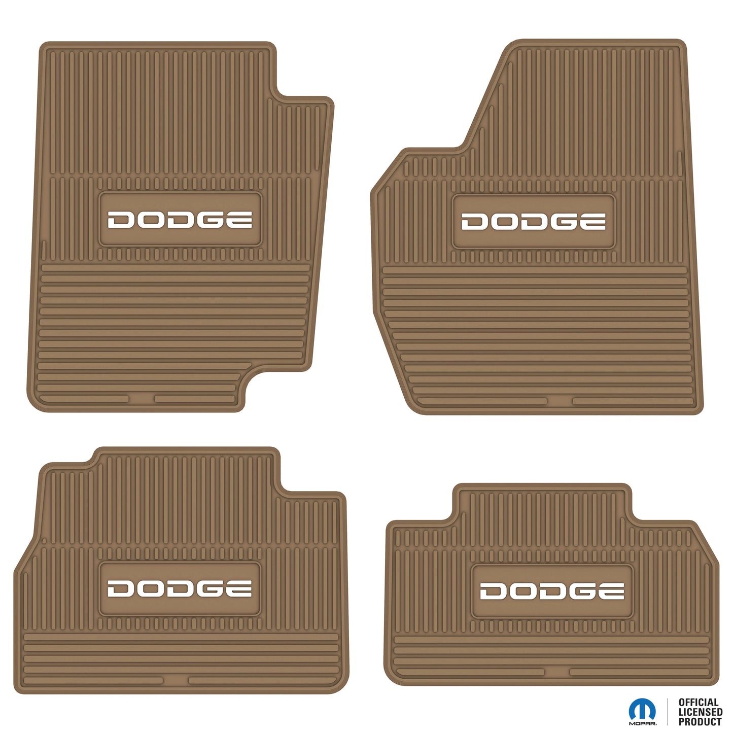 1995–2001 Ram 1500, 1995–1999 Ram 2500 & 1995–1997 Ram 3500 Club Cab Floor Mats (4-Piece) w/ Dodge Logo