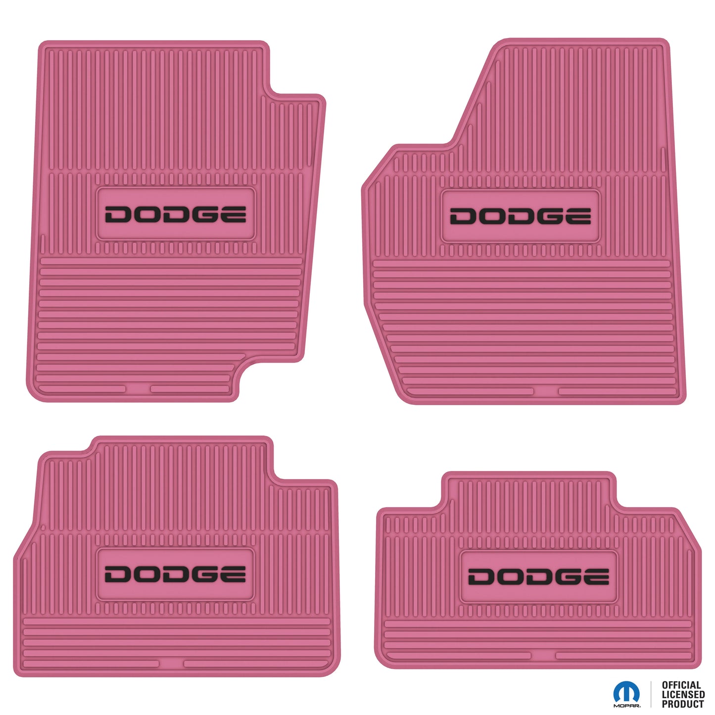 95-01 RAM 1500, 95-99 RAM 2500 & 95-97 RAM 3500 Club Cab Floor Mats (4pc) w/ Dodge Logo