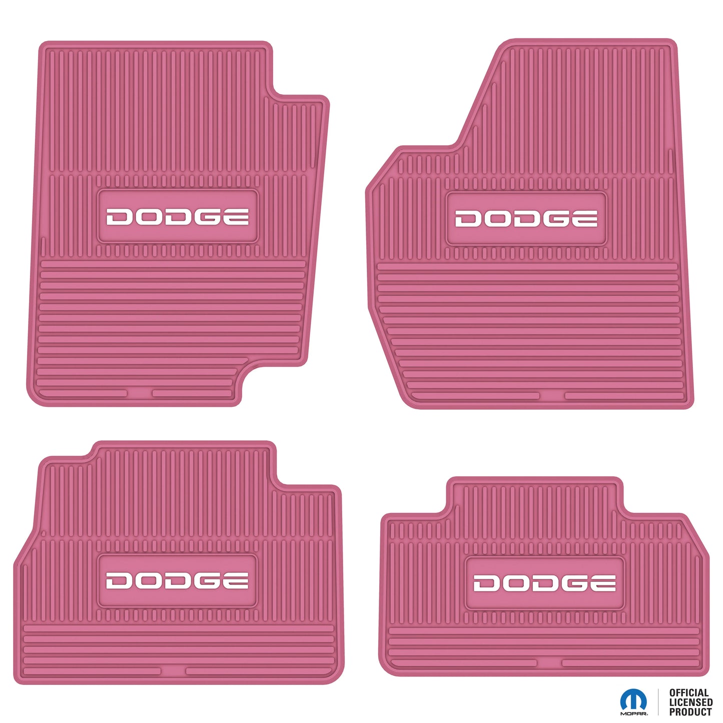 95-01 RAM 1500, 95-99 RAM 2500 & 95-97 RAM 3500 Club Cab Floor Mats (4pc) w/ Dodge Logo