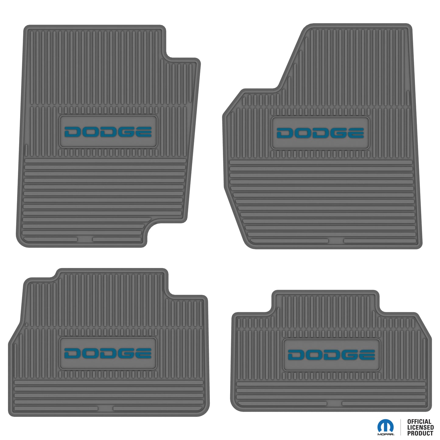 95-01 RAM 1500, 95-99 RAM 2500 & 95-97 RAM 3500 Club Cab Floor Mats (4pc) w/ Dodge Logo