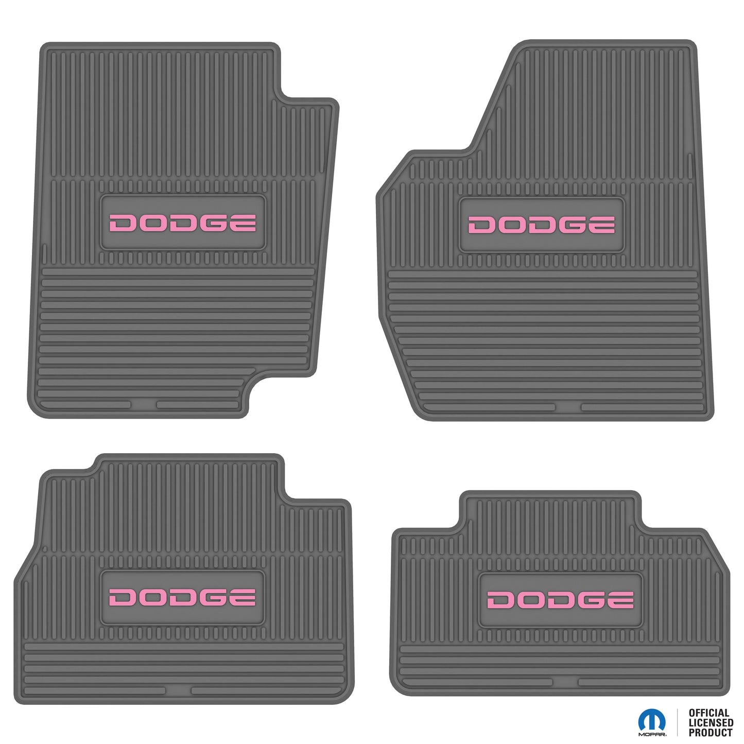 1995–2001 Ram 1500, 1995–1999 Ram 2500 & 1995–1997 Ram 3500 Club Cab Floor Mats (4-Piece) w/ Dodge Logo