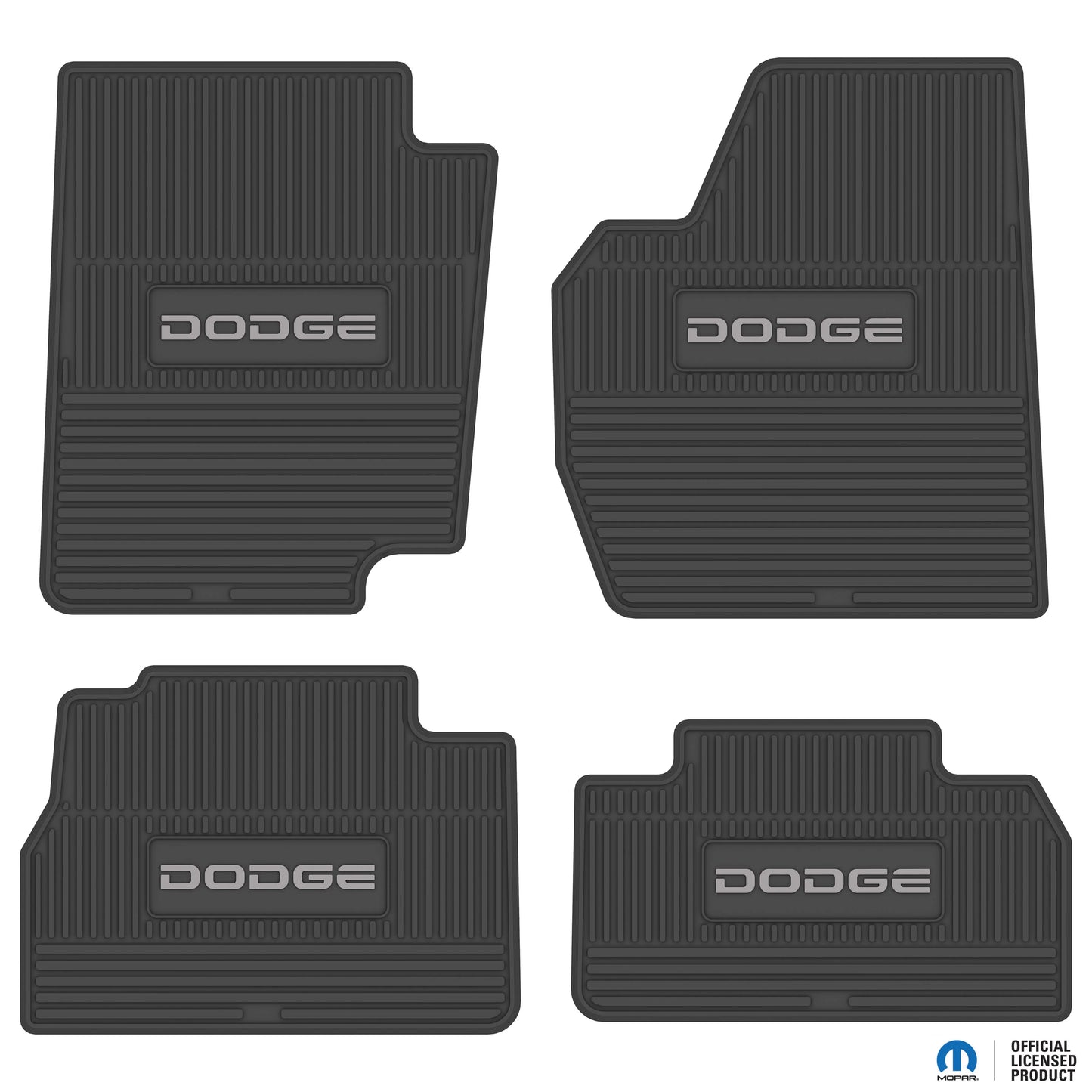 95-01 RAM 1500, 95-99 RAM 2500 & 95-97 RAM 3500 Club Cab Floor Mats (4pc) w/ Dodge Logo