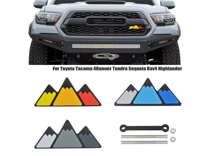 Mountain Grille Badge Emblem for Toyota Tacoma, 4Runner, and Tundra