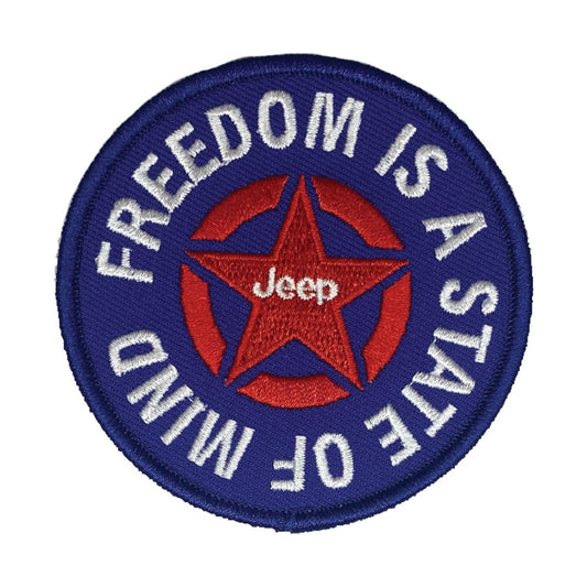 Patch – Jeep State of Mind RWB (Red White Blue)