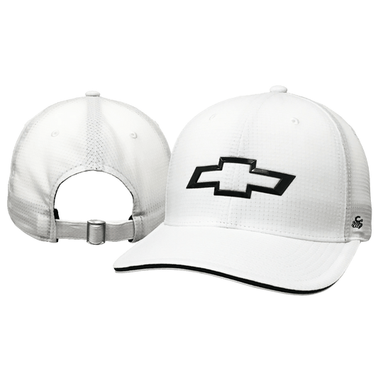 Chevrolet White Performance Adjustable Cap
