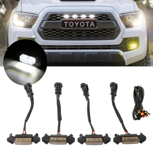 Toyota Tacoma TRD PRO LED Grille Lights – White (2016–2023)