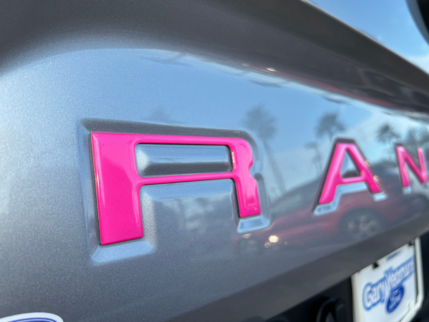 Tailgate Letter Inserts Fits 2024-2026 Ford Ranger