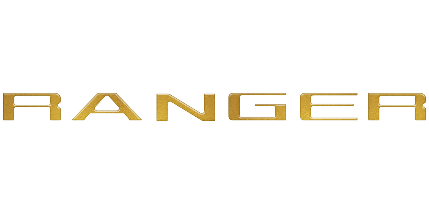 Tailgate Letter Inserts Fits 2024-2026 Ford Ranger