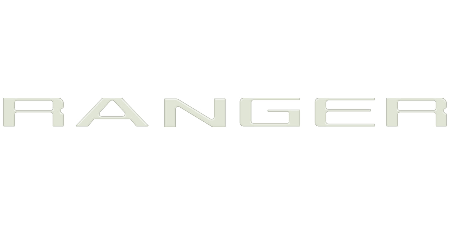 Tailgate Letter Inserts Fits 2019-2023 Ford Ranger