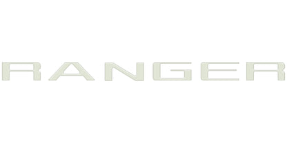 Tailgate Letter Inserts Fits 2019-2023 Ford Ranger