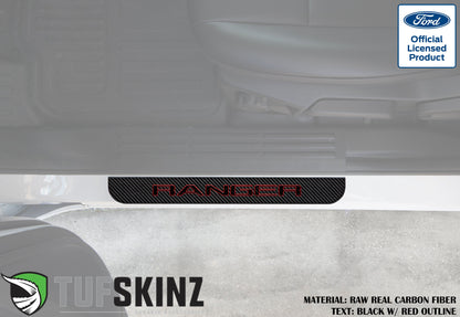 Door Sill Protection Overlays (Domed) 2019-2023 Ford Ranger