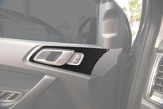 Door Handle Surround Accent Overlays Fits 2019-2023 Ford Ranger SuperCrew
