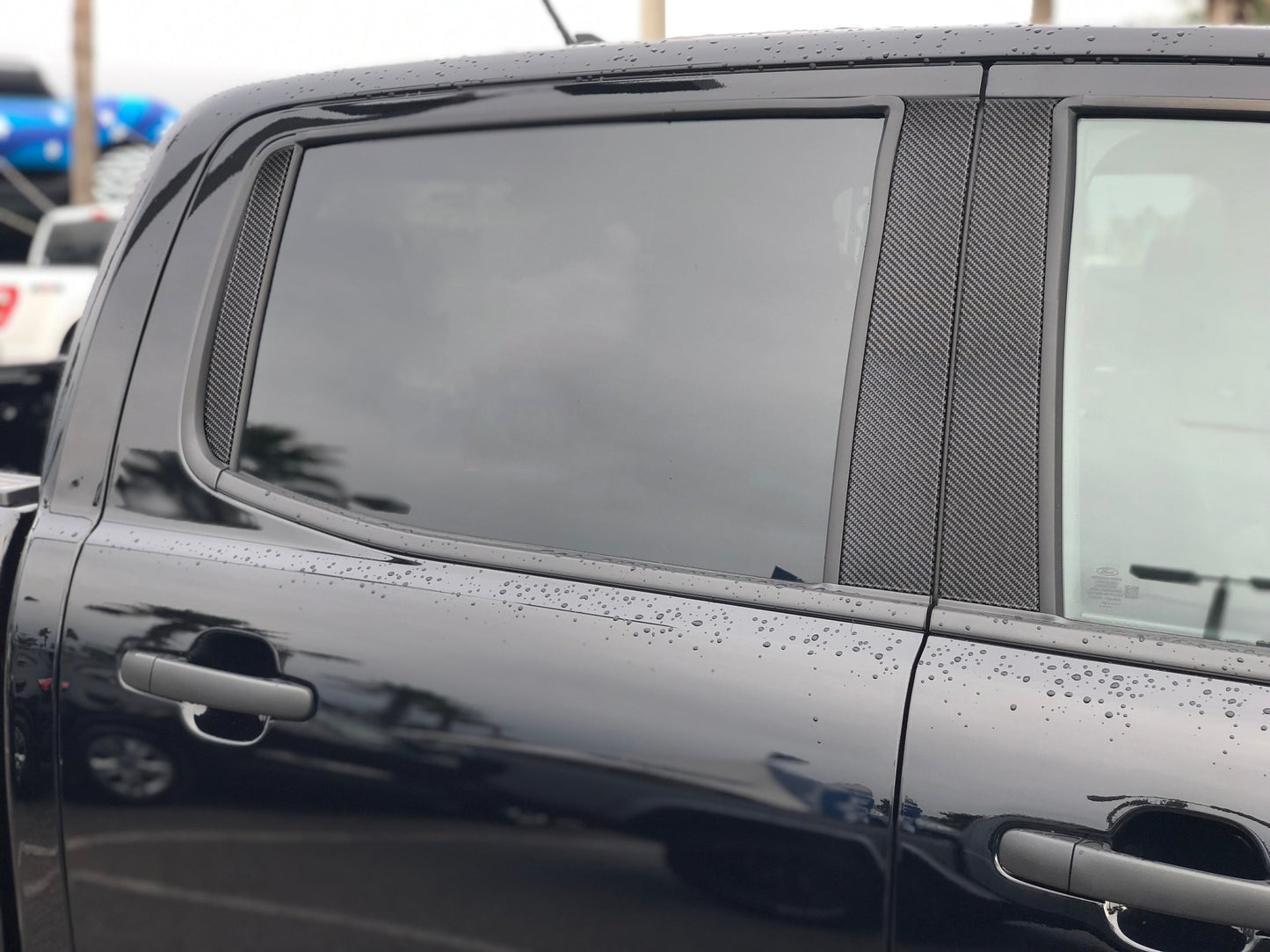 Door Pillar (B+C) Overlays Fits 2019-2023 Ford Ranger SuperCrew