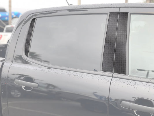 Door Pillar (B+C) Overlays Fits 2019-2023 Ford Ranger SuperCrew