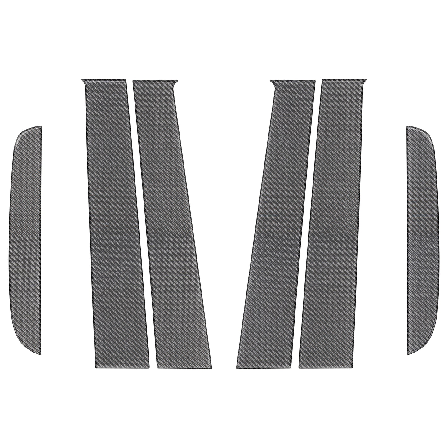 Door Pillar (B+C) Overlays Fits 2019-2023 Ford Ranger SuperCrew