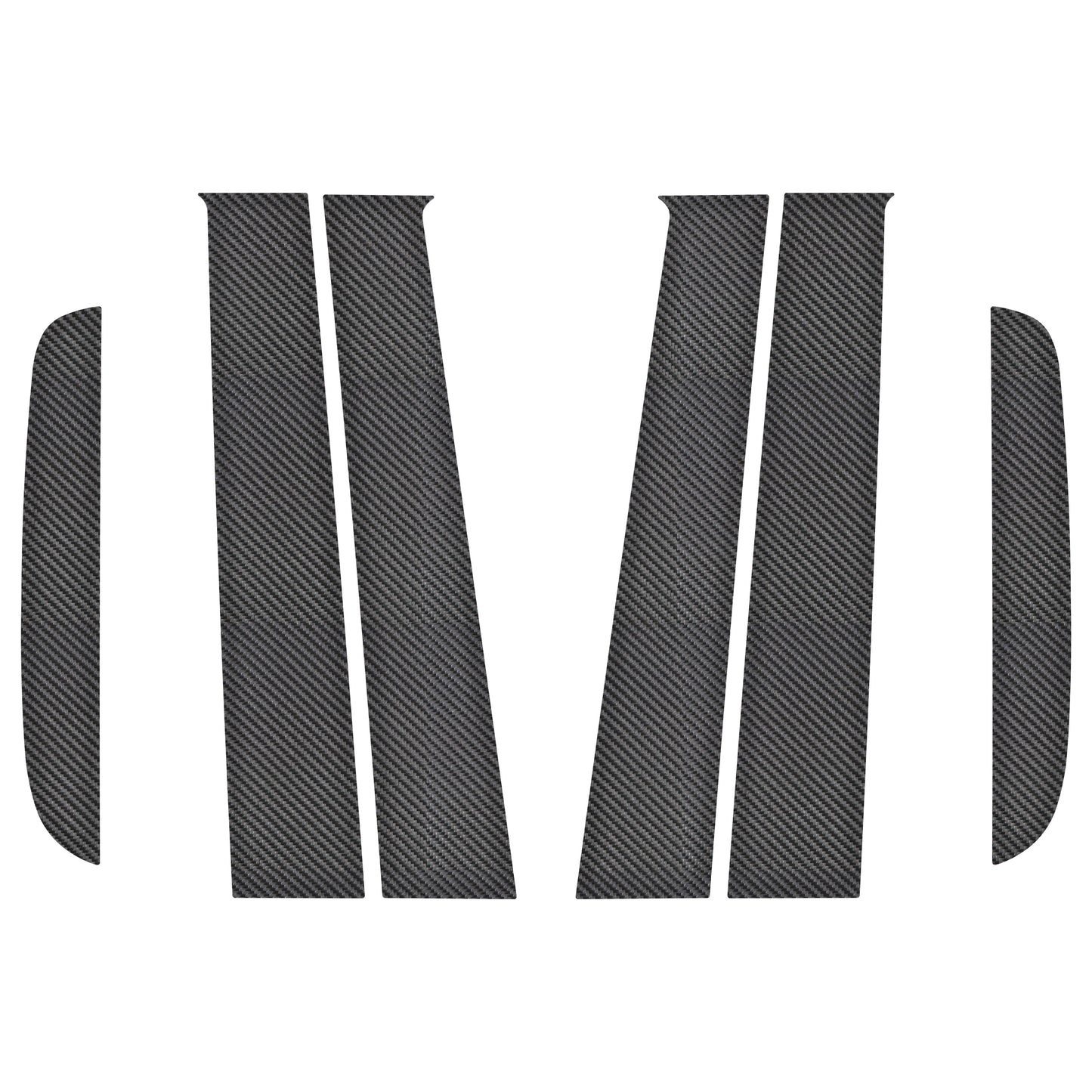 Door Pillar (B+C) Overlays Fits 2019-2023 Ford Ranger SuperCrew