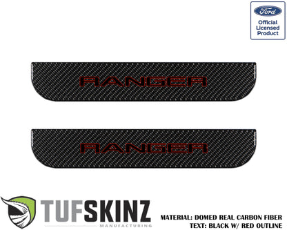 Door Sill Protection Overlays (Domed) 2019-2023 Ford Ranger