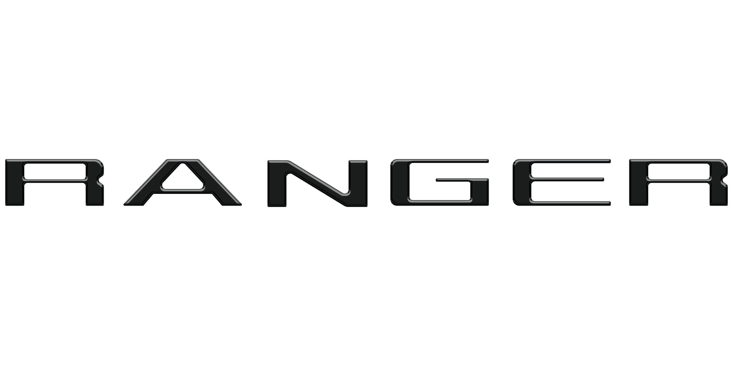 Tailgate Letter Inserts Fits 2019-2023 Ford Ranger