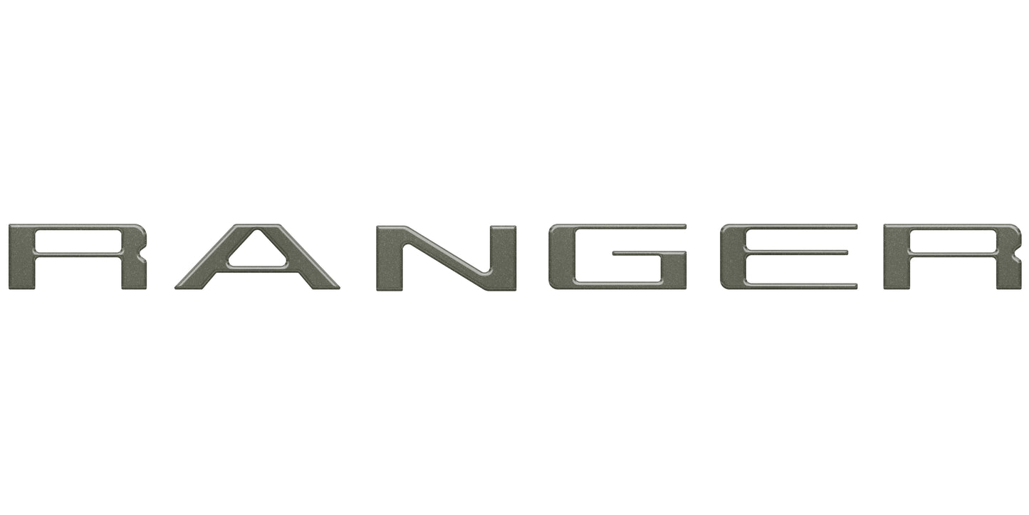 Tailgate Letter Inserts Fits 2019-2023 Ford Ranger